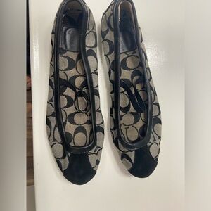 Coach size 8 flats blackJudey Maryjane’s womens $199